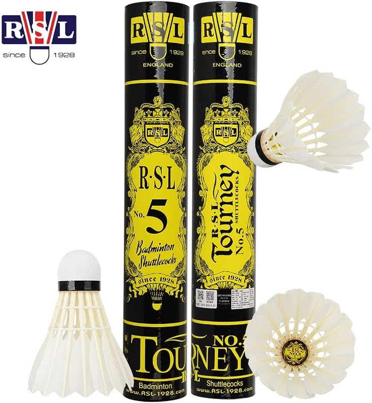 RSL No.5 Tourney Badminton Shuttlecock Birdy 12-Pack (speed-77) - Image 2